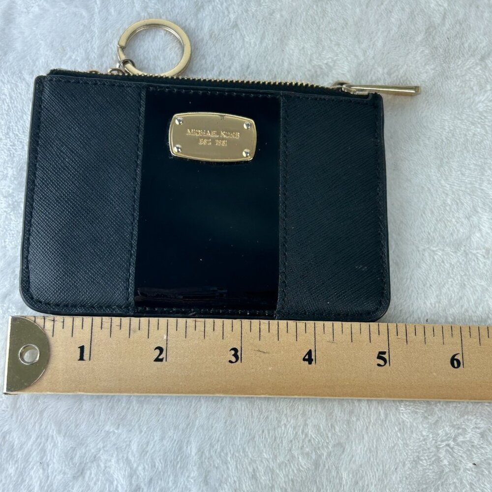 MICHAEL KORS JET SET TRAVEL COIN POUCH ID HOLDER WALLET LIMITED EDITION BLACK - Picture 2 of 10